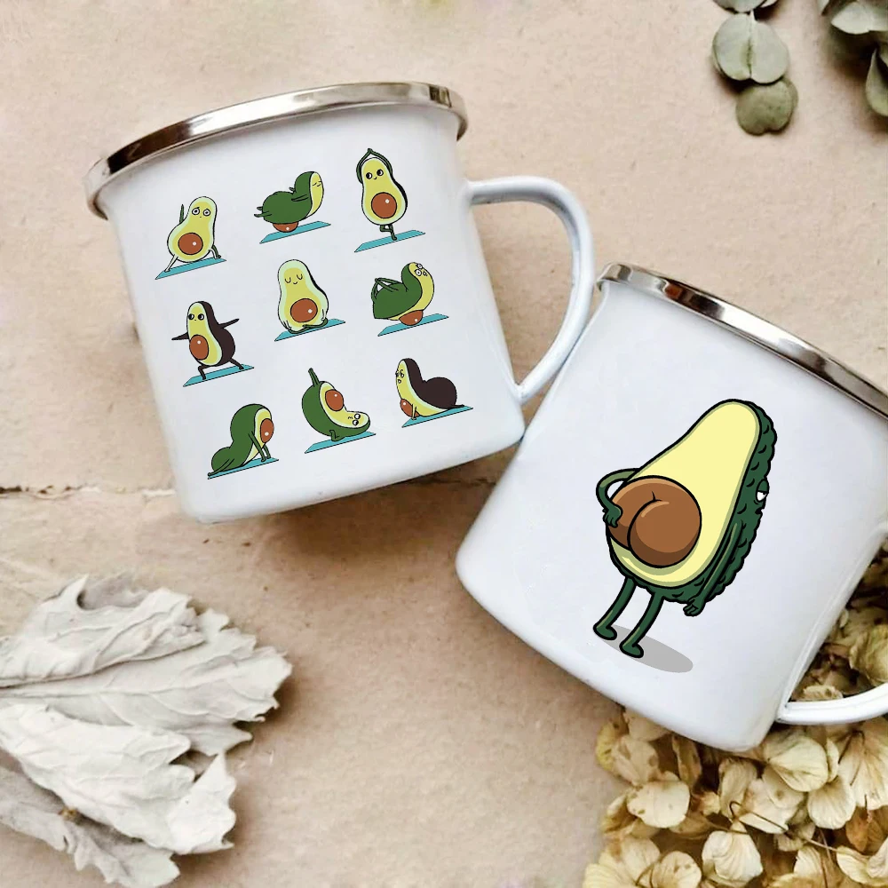Wine Beer Best - Cartoon Avocado Print Email Koffiemokken Creatieve