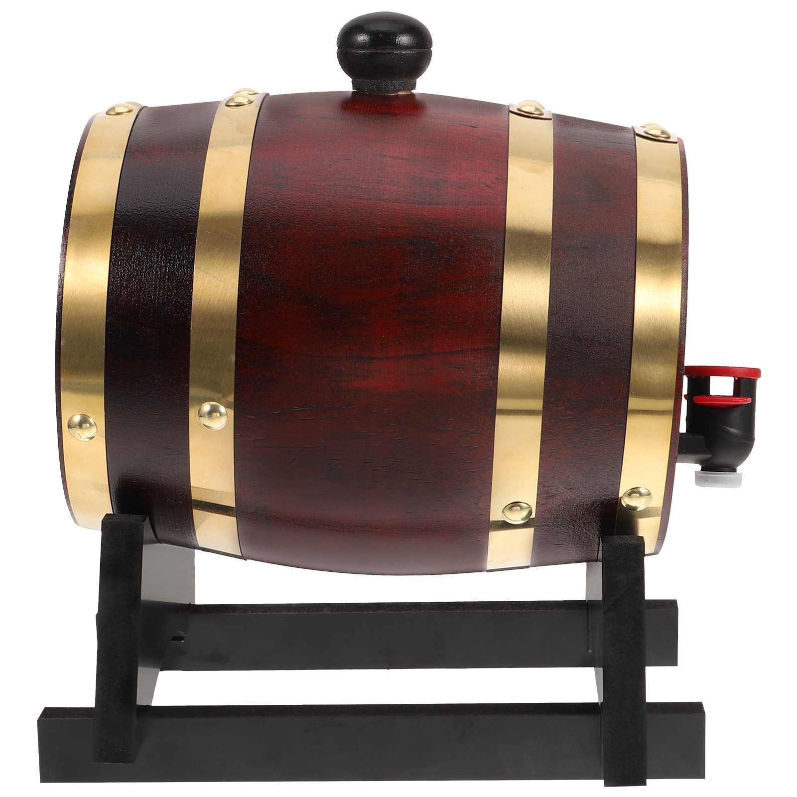 Wine To Beer To Liquor - 1Set Houten Wijnvat 1L Rode Wijnhouder