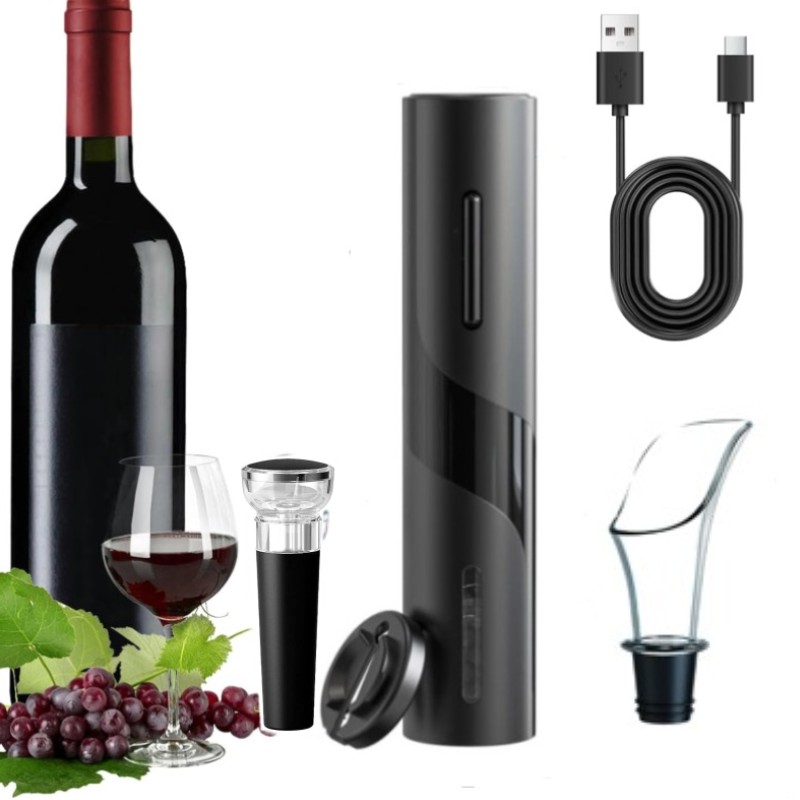 Wine In Beer Bottle - Oplaadbare multifunctionele elektrische automatische kurkentrekker Wijnopener