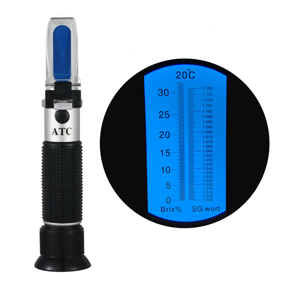 Wine N Beer - Refractometer Bier Wort Dual 0-32Brix &