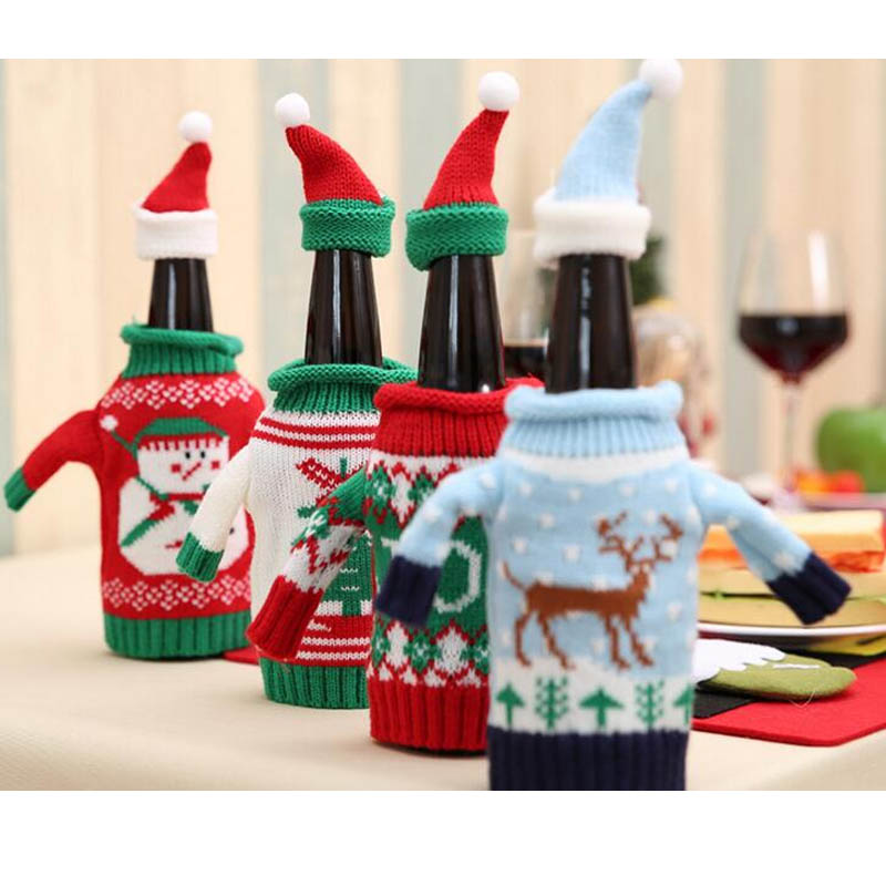 Wine N Beer - Kerstmis Versieren Rode Wijn Bier Breien