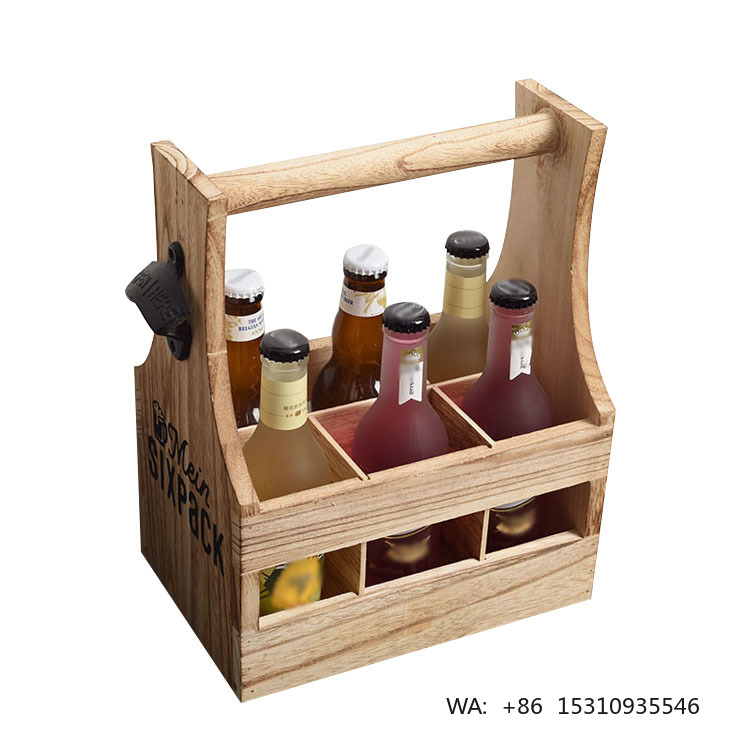 Wine Beer Best - 2026 Bestverkochte gepolijste houten biermand &