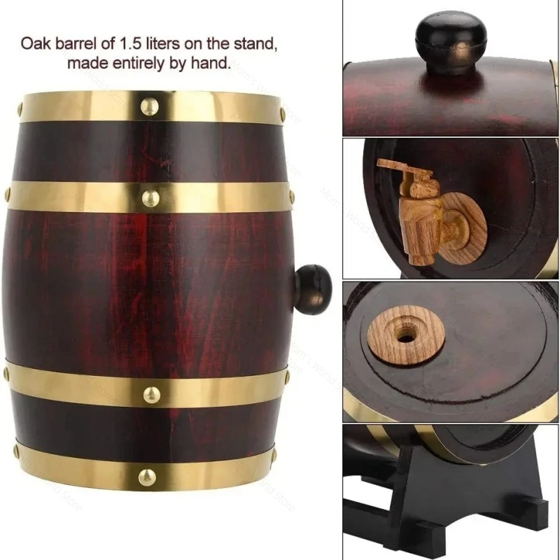 Bierbrouwketel Vintage Houten  - Wine Beer Rum recensie en prijs
