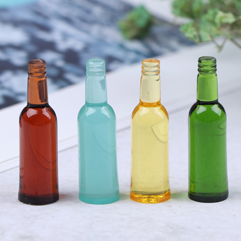 6 stuks 1:12 poppenhuis miniat - Wine In Beer Bottle recensie en prijs