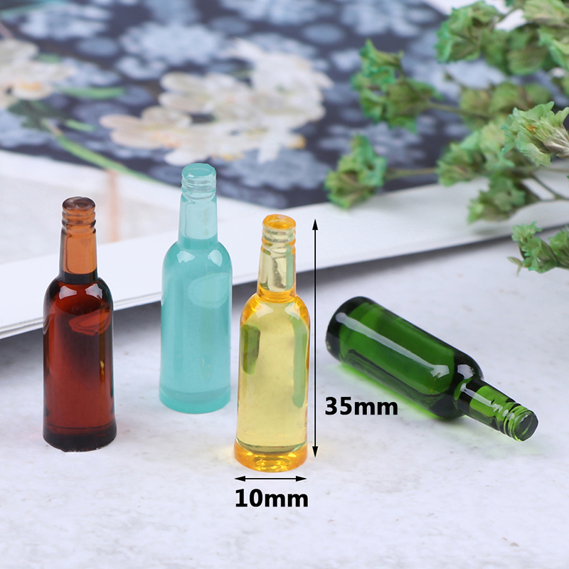 6 stuks 1:12 poppenhuis miniat - Wine In Beer Bottle recensie en prijs
