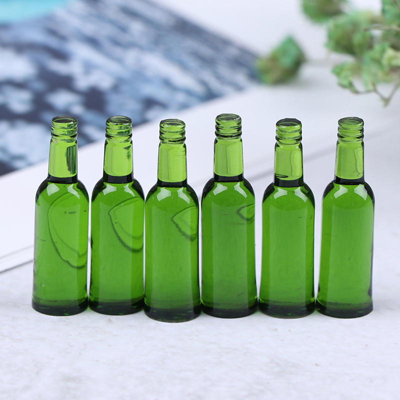 6 stuks 1:12 poppenhuis miniat - Wine In Beer Bottle recensie en prijs