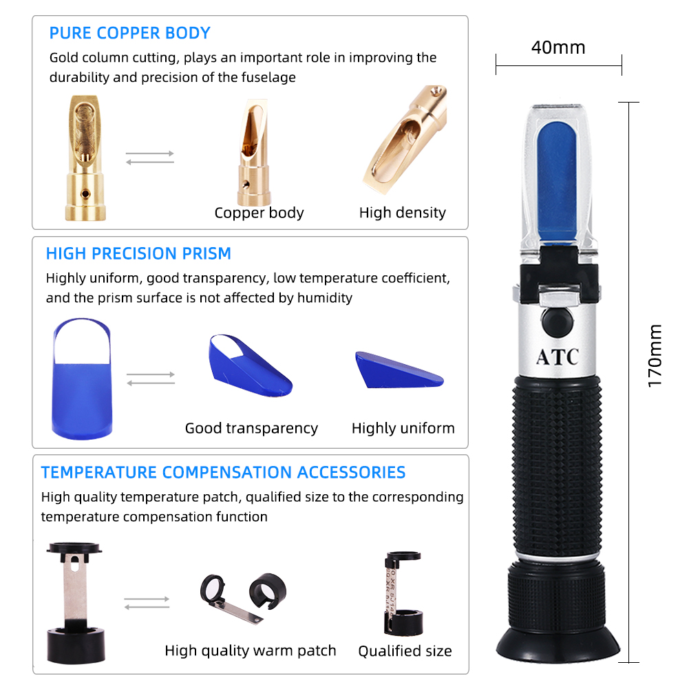 Refractometer Bier Wort Dual 0 - Wine N Beer recensie en prijs